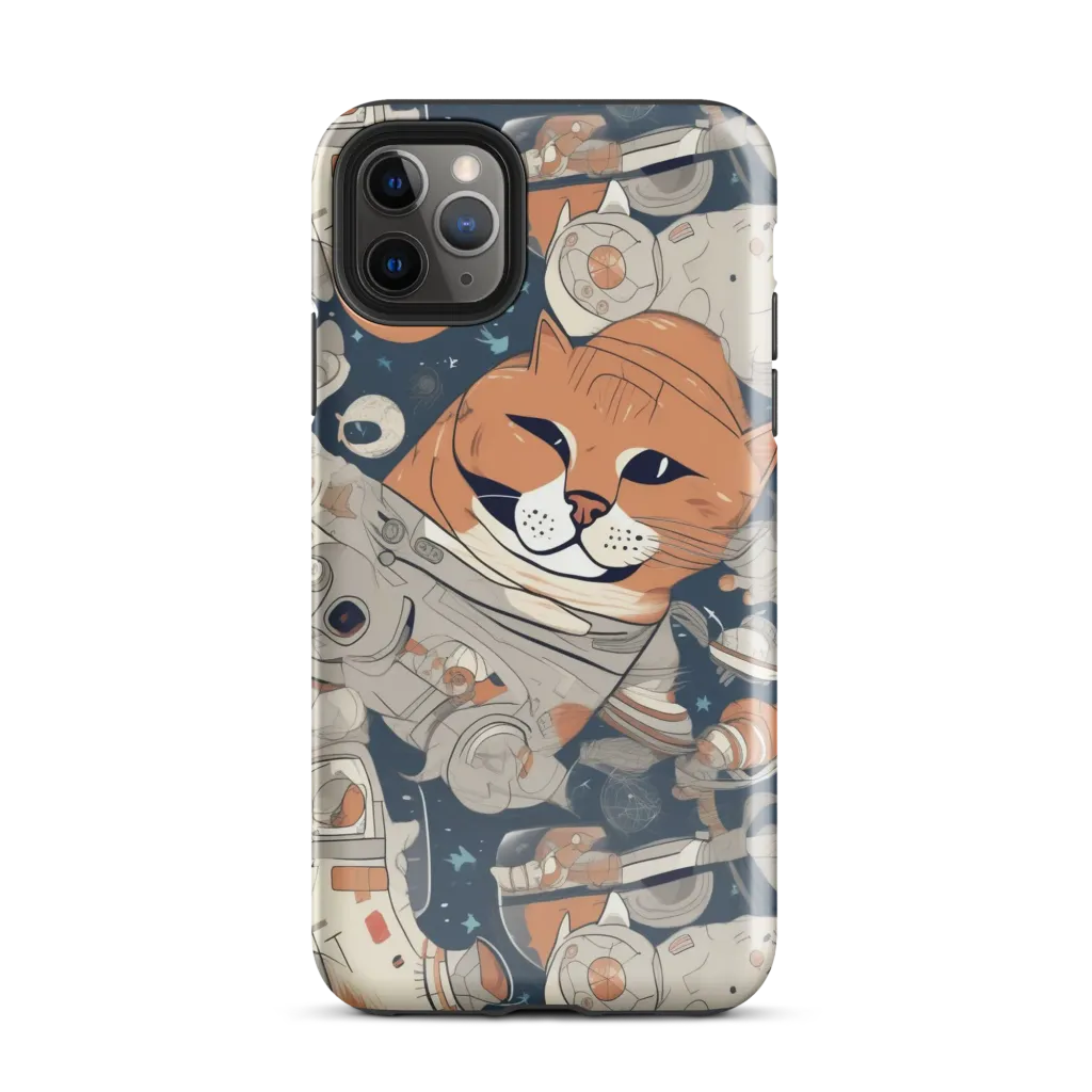 Astrocat Assembly on Tough Case for iPhone® — Front