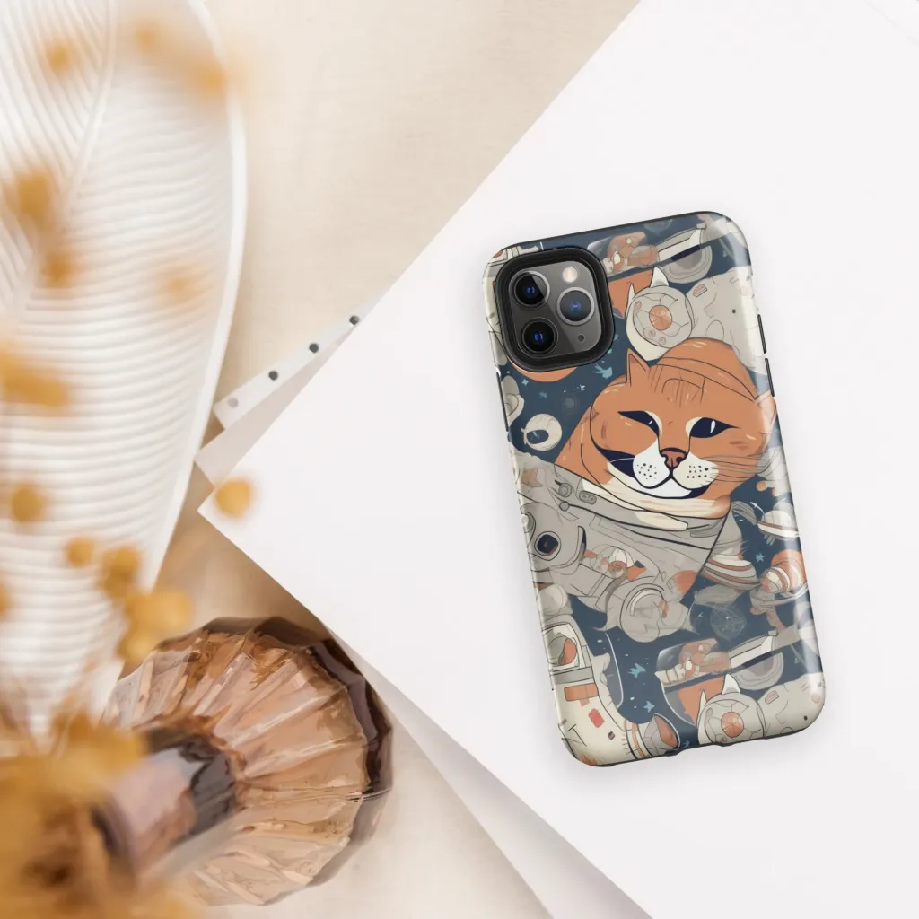 Astrocat Assembly on Tough Case for iPhone® — Front