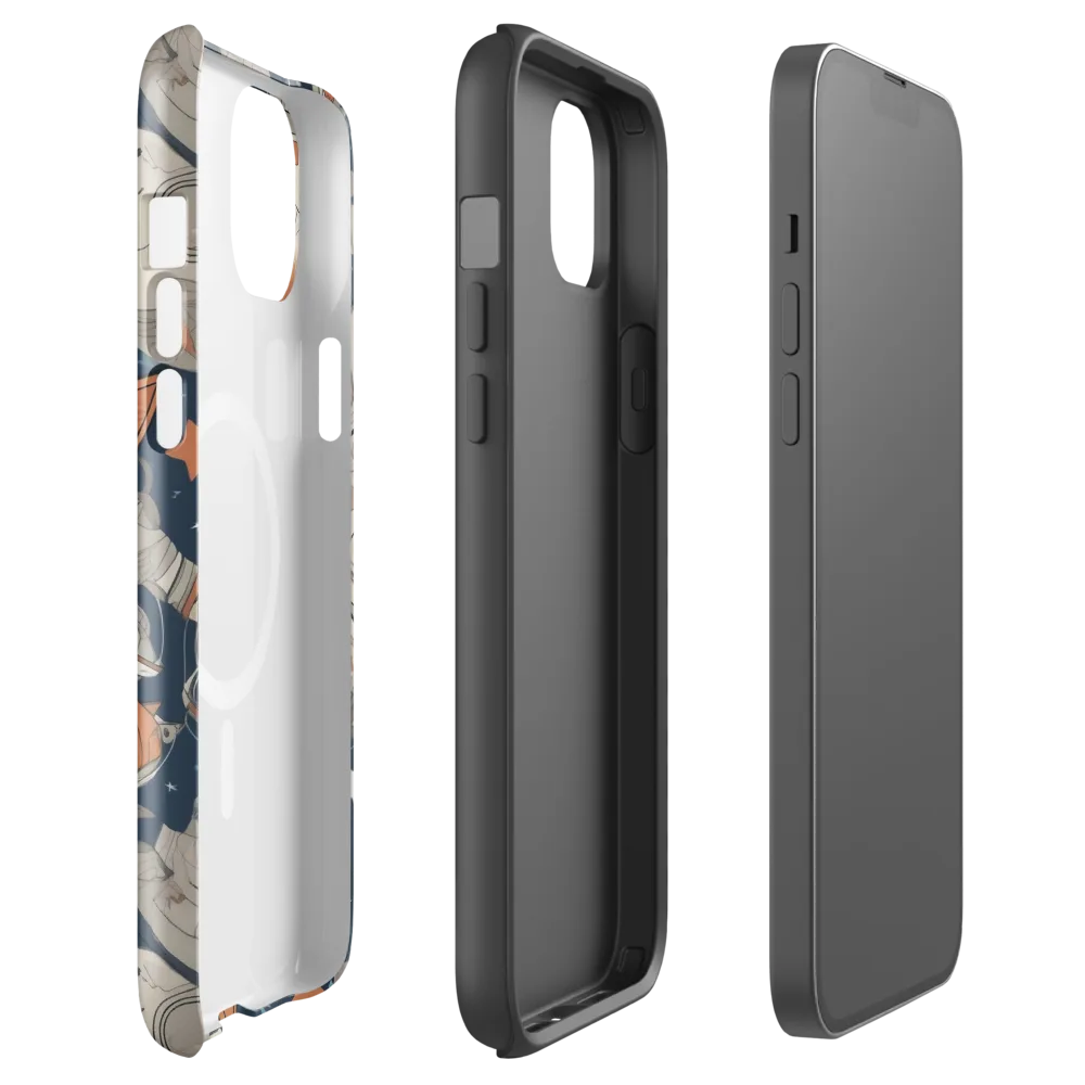Astrocat Assembly on MagSafe Tough Case for iPhone® — Front