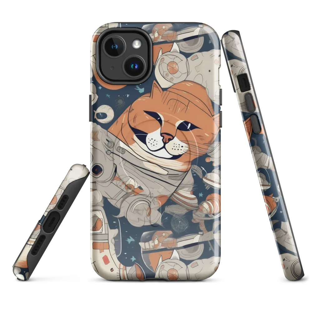 Astrocat Assembly on MagSafe Tough Case for iPhone® — Front