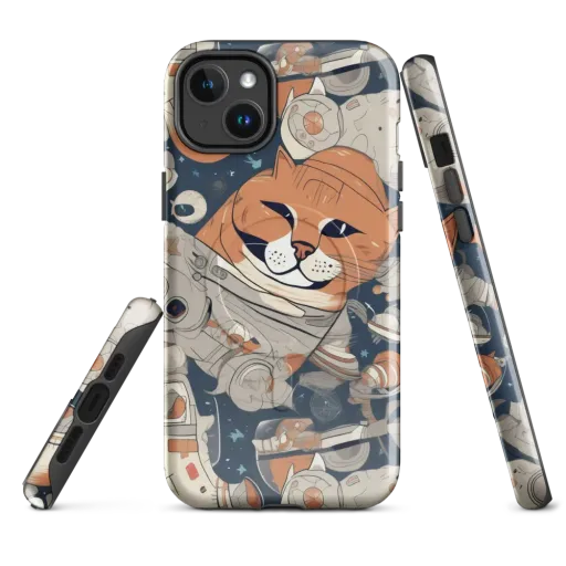 Astrocat Assembly on a MagSafe Tough Case for iPhone®