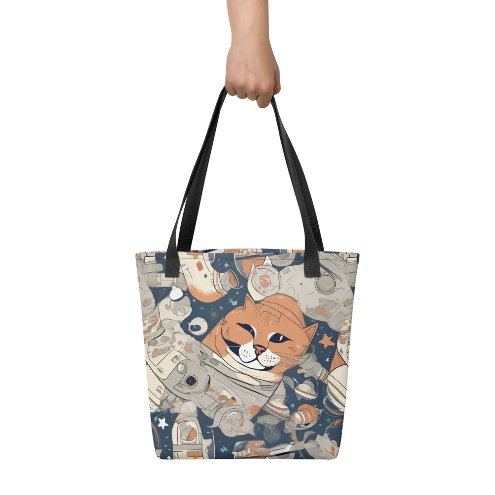 Astrocat Assembly on Tote Bag — Front