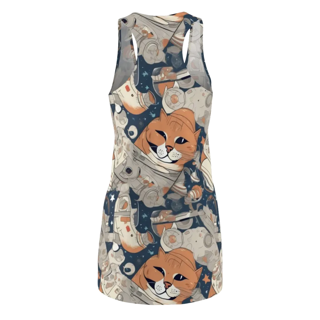 Astrocat Assembly on Racerback Dress — Back