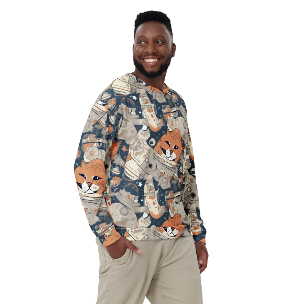 Astrocat Assembly on Sweatshirt — Front