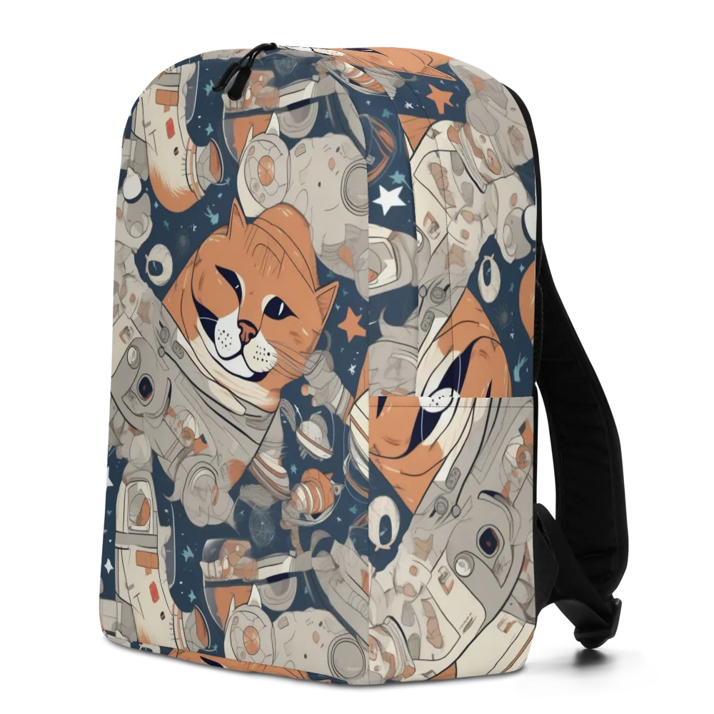 Astrocat Assembly on Minimalist Backpack — Left
