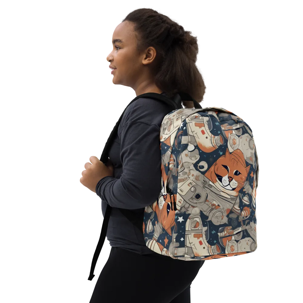 Astrocat Assembly on Minimalist Backpack — Right Front