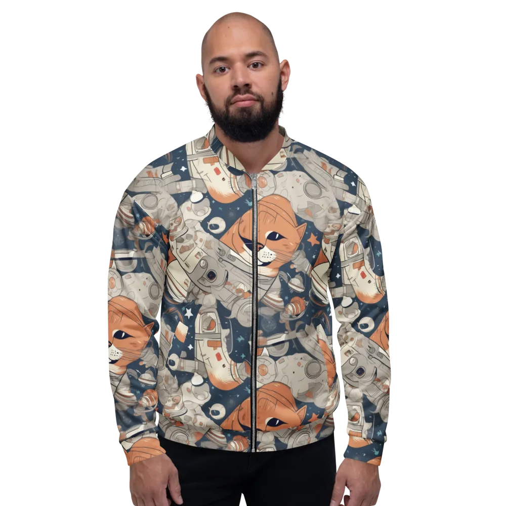 Astrocat Assembly on Bomber Jacket — Front