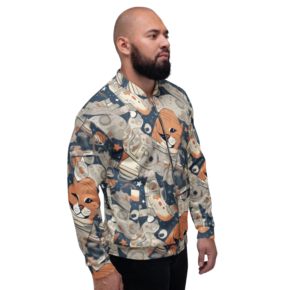 Astrocat Assembly on Bomber Jacket — Right