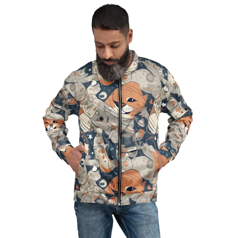 Astrocat Assembly on Bomber Jacket — Front