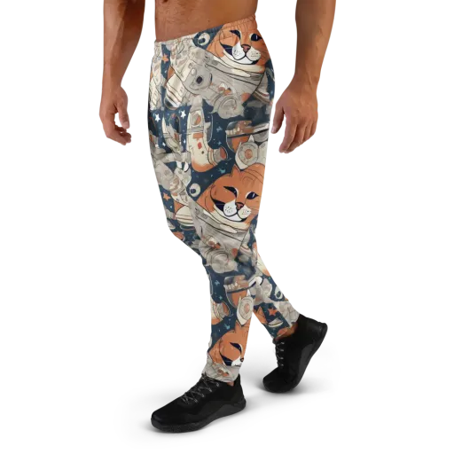 Astrocat Assembly on a Men's Joggers