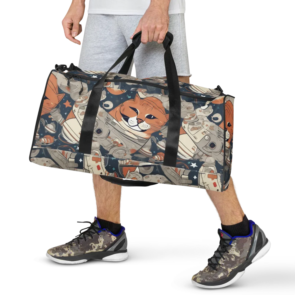 Astrocat Assembly on Duffle Bag — Front
