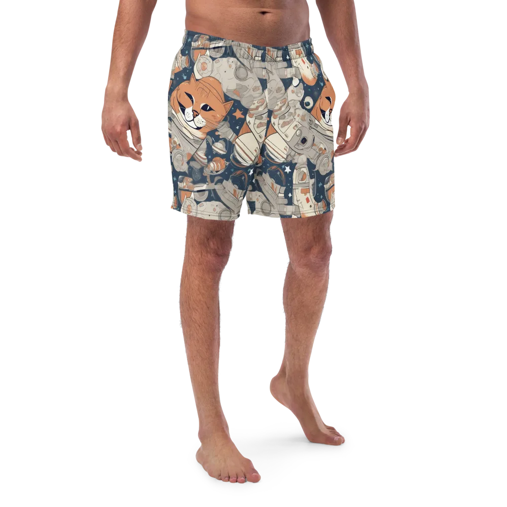 Astrocat Assembly on Swim Trunks — Front