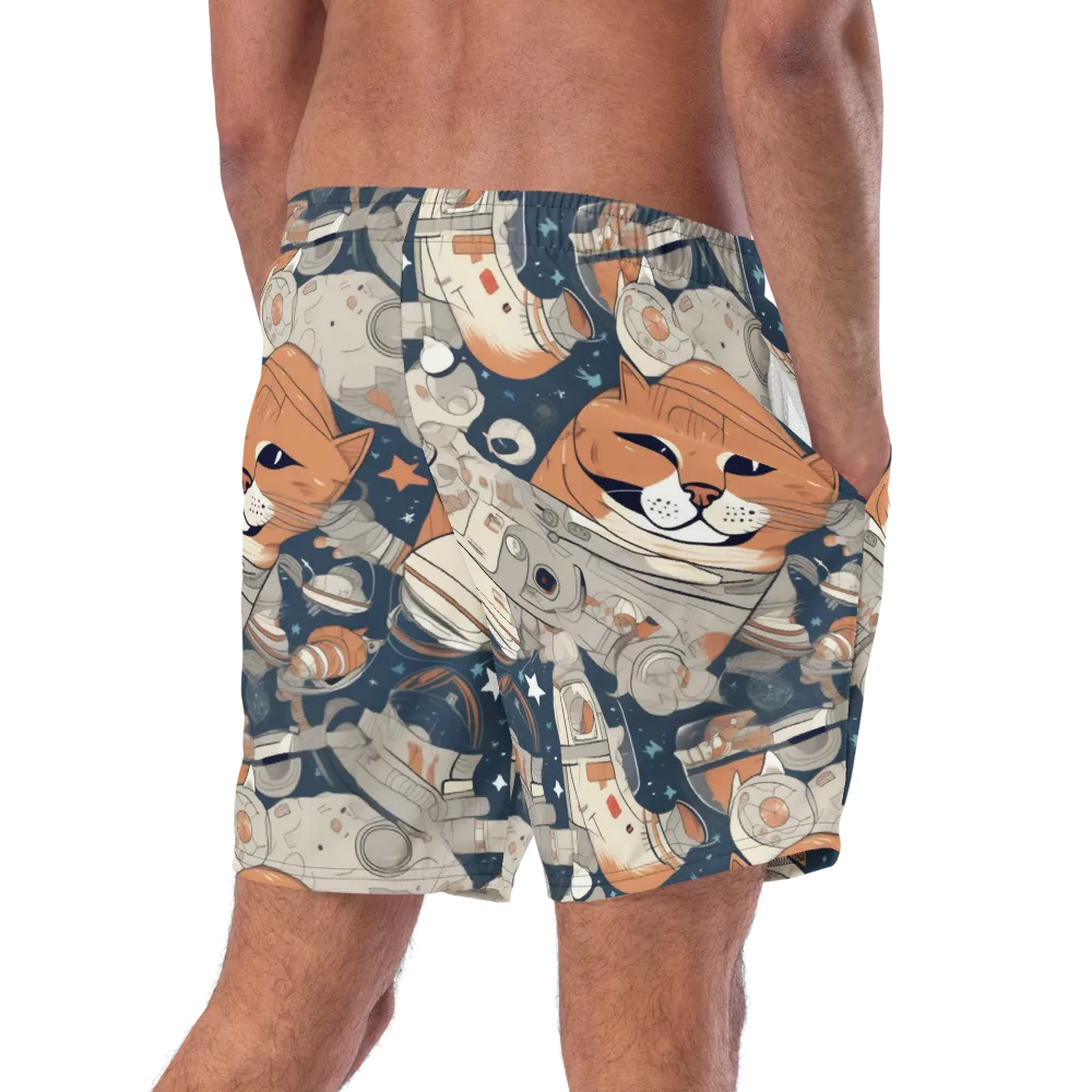 Astrocat Assembly on Swim Trunks — Right Back