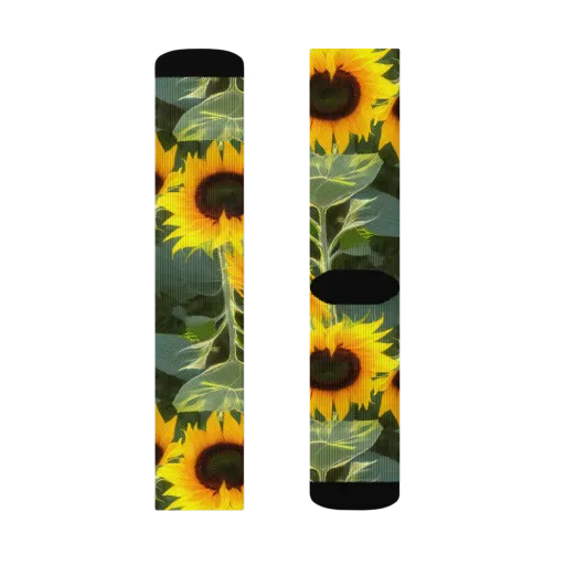Solar Bloom on a Socks