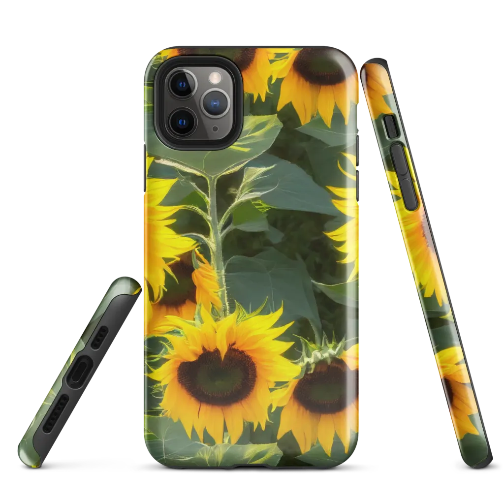 Solar Bloom on Tough Case for iPhone® — Front