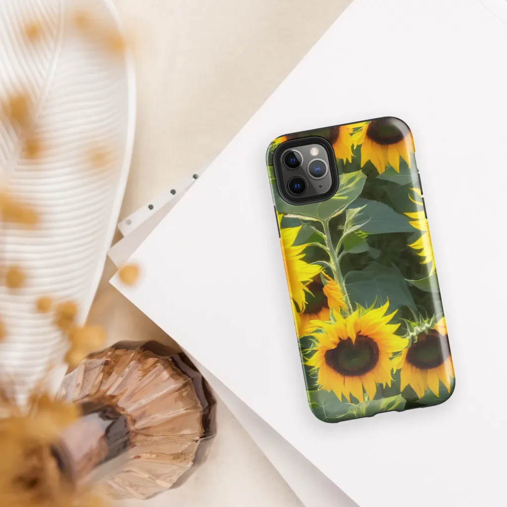 Solar Bloom on Tough Case for iPhone® — Front
