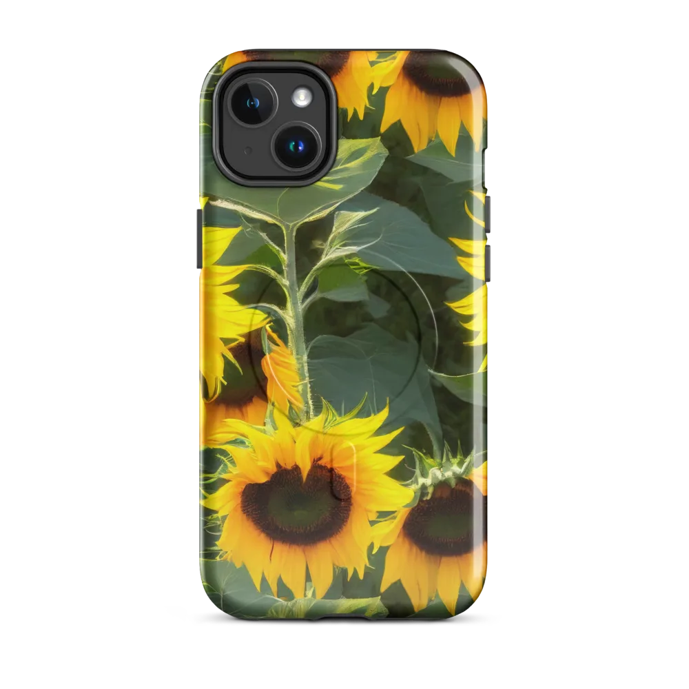 Solar Bloom on MagSafe Tough Case for iPhone® — Front