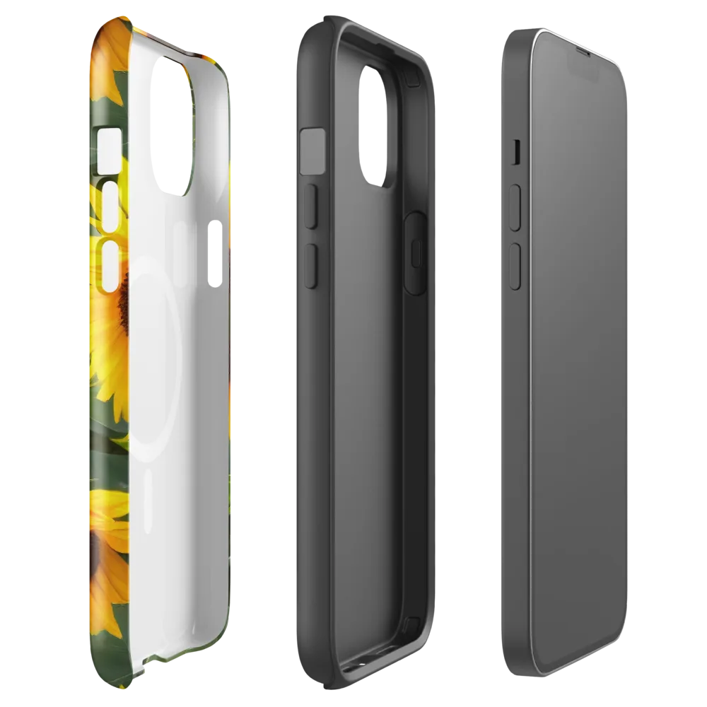Solar Bloom on MagSafe Tough Case for iPhone® — Front
