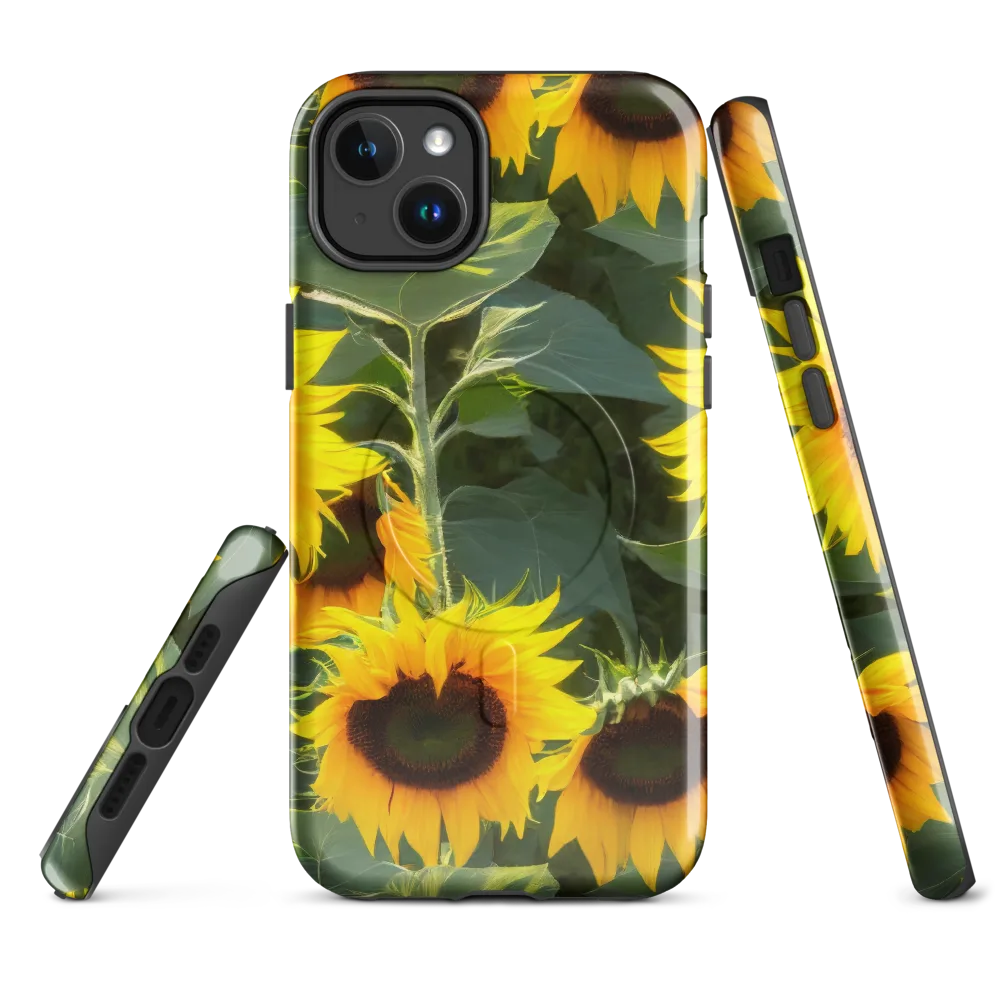 Solar Bloom on MagSafe Tough Case for iPhone® — Front