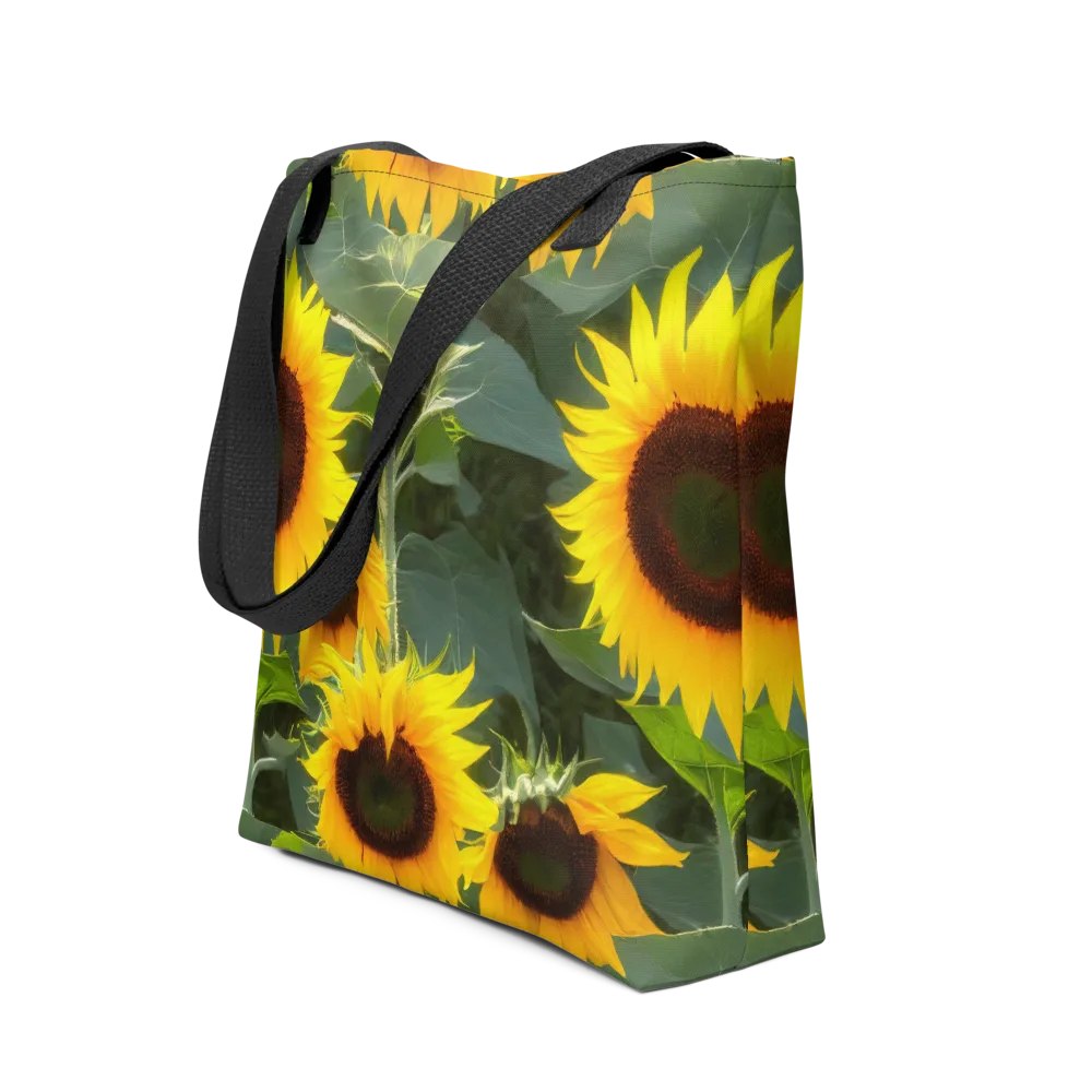 Solar Bloom on Tote Bag — Front