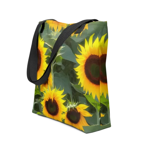 Solar Bloom on a Tote Bag