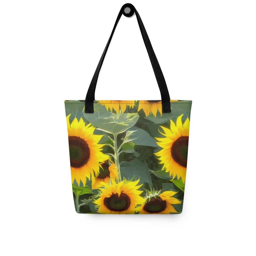 Solar Bloom on Tote Bag — Front