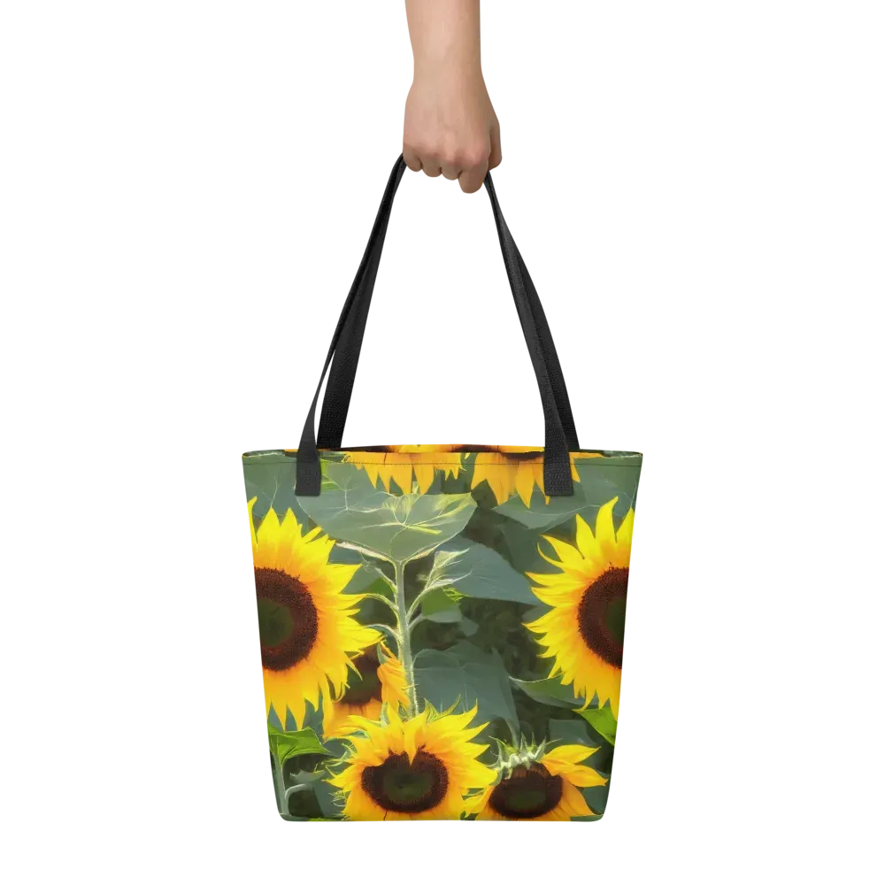 Solar Bloom on Tote Bag — Front