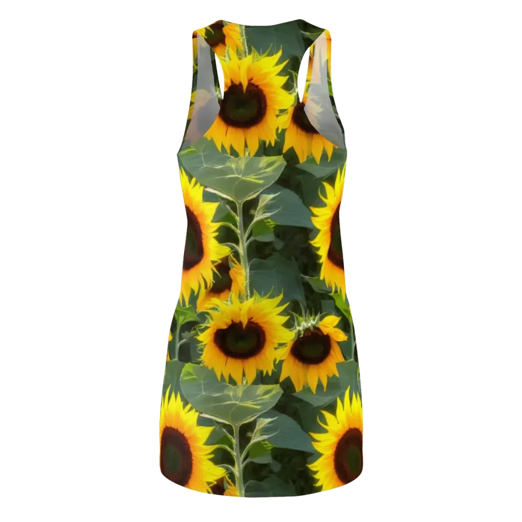 Solar Bloom on Racerback Dress — Back
