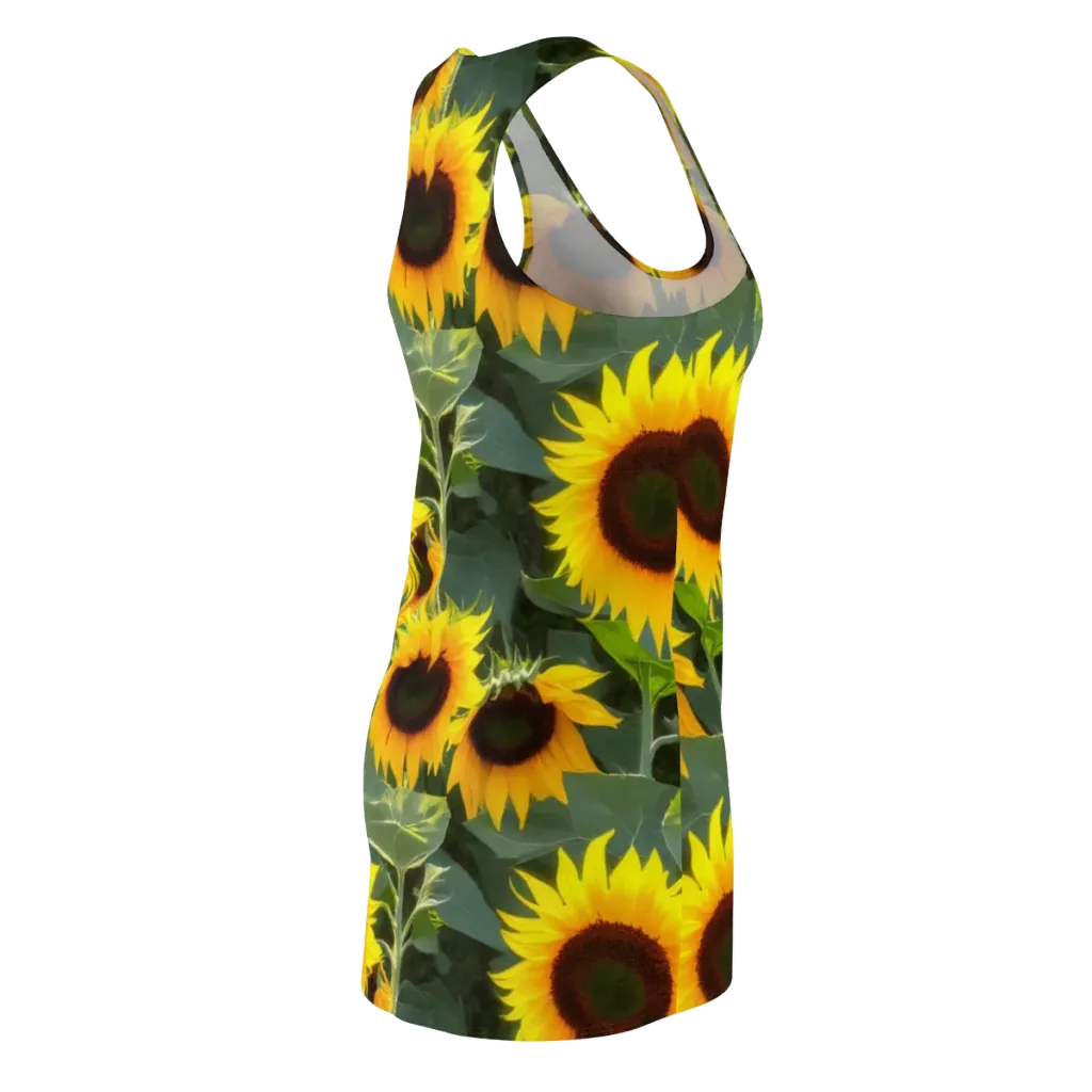 Solar Bloom on Racerback Dress — Back Side