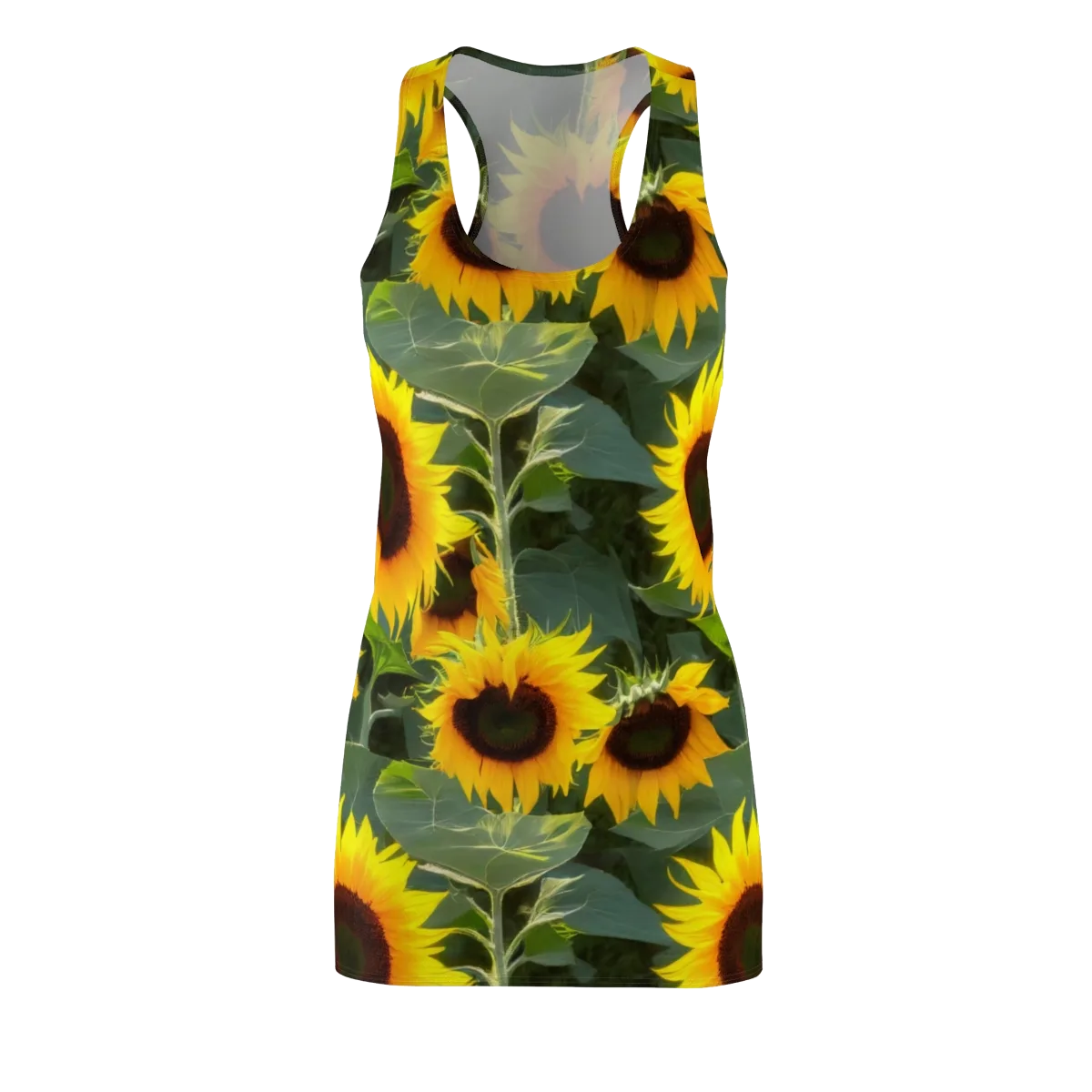 Solar Bloom on Racerback Dress — Front
