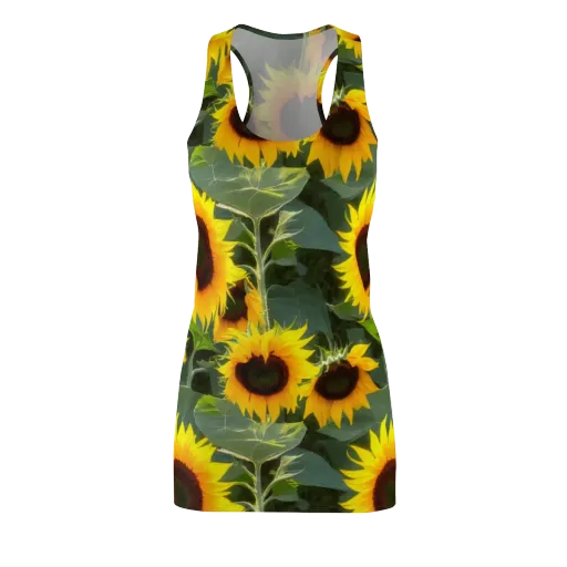 Solar Bloom on a Racerback Dress
