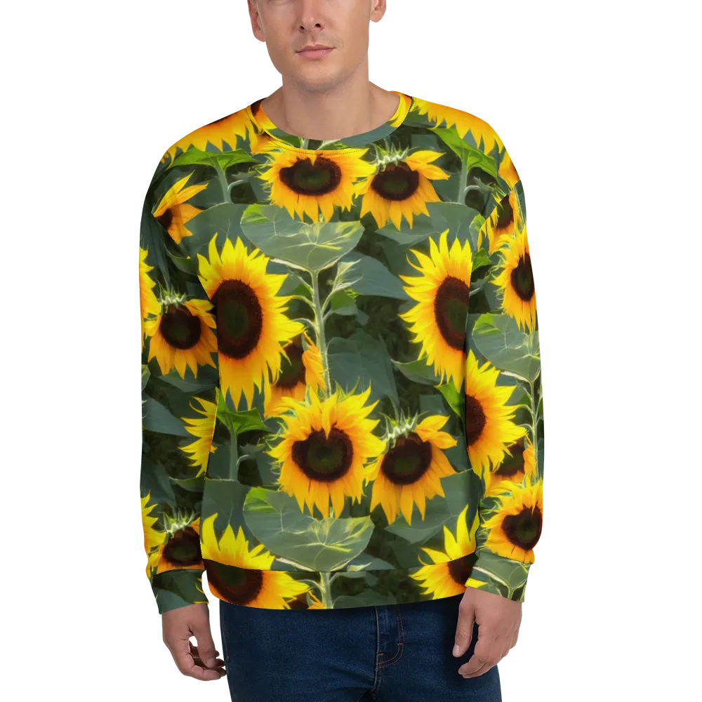 Solar Bloom on Sweatshirt — Front