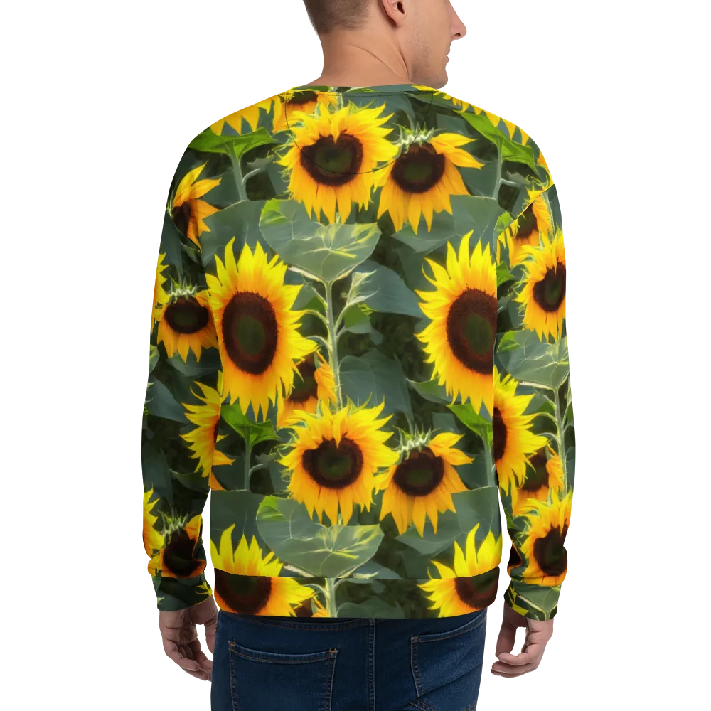 Solar Bloom on Sweatshirt — Back