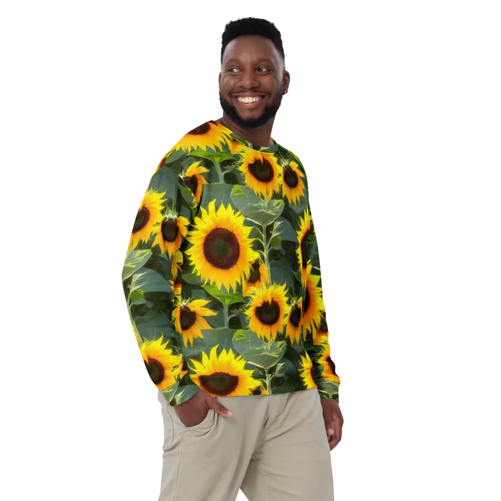Solar Bloom on Sweatshirt — Front