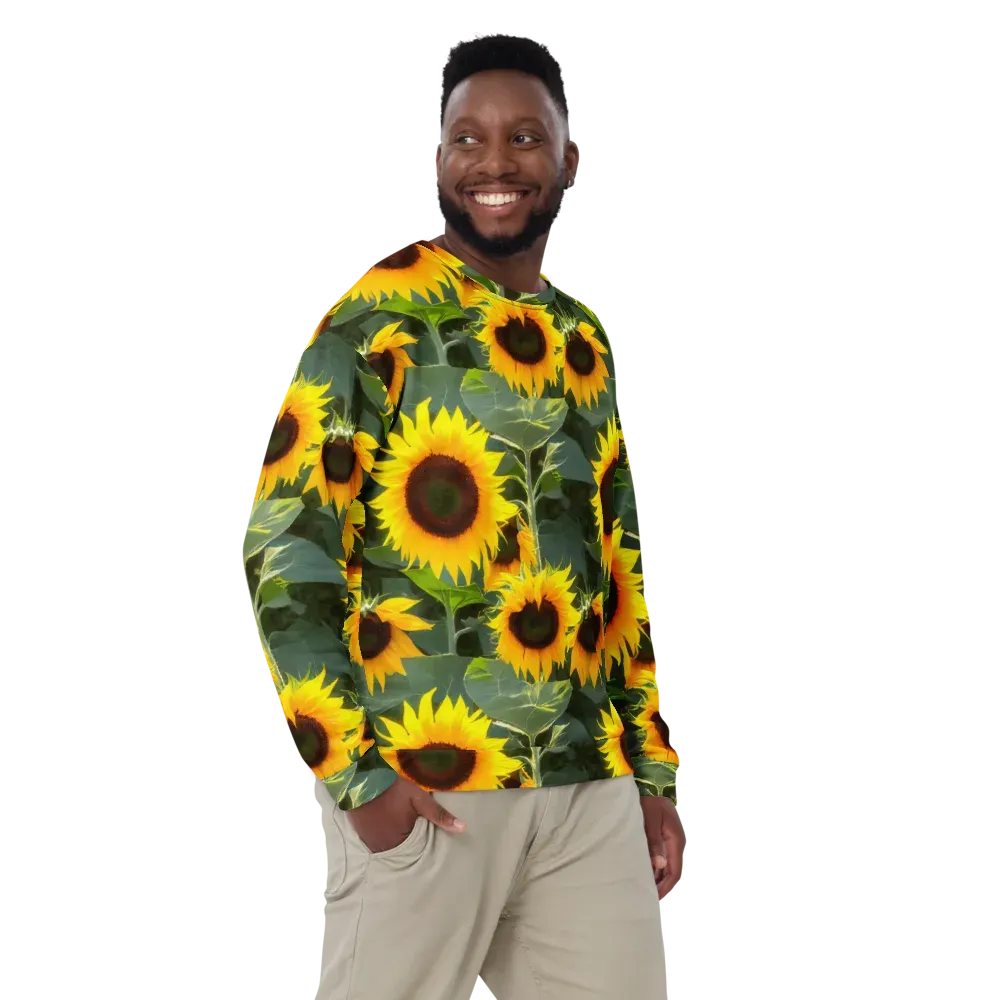 Solar Bloom on Sweatshirt — Front
