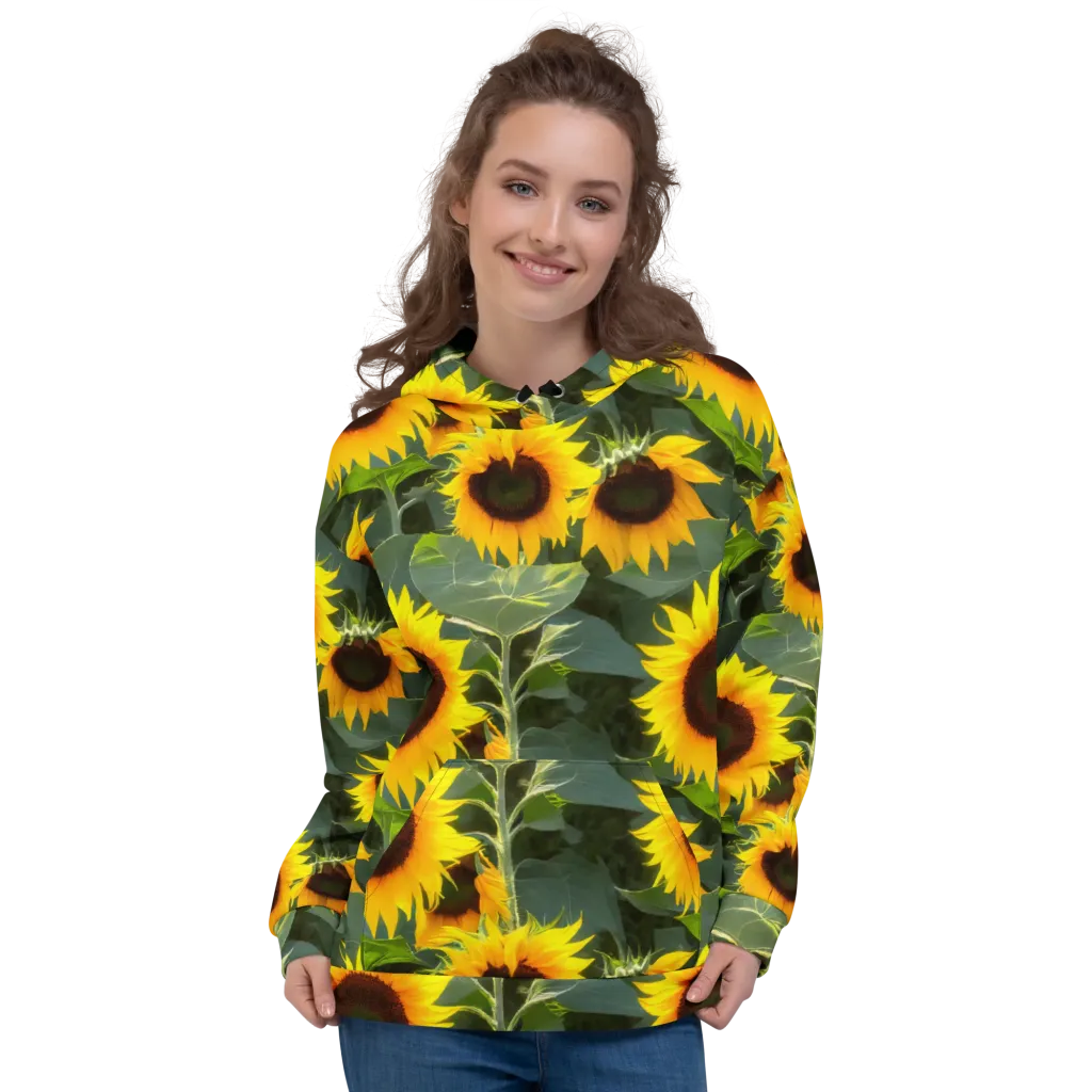 Solar Bloom on Hoodie — Front