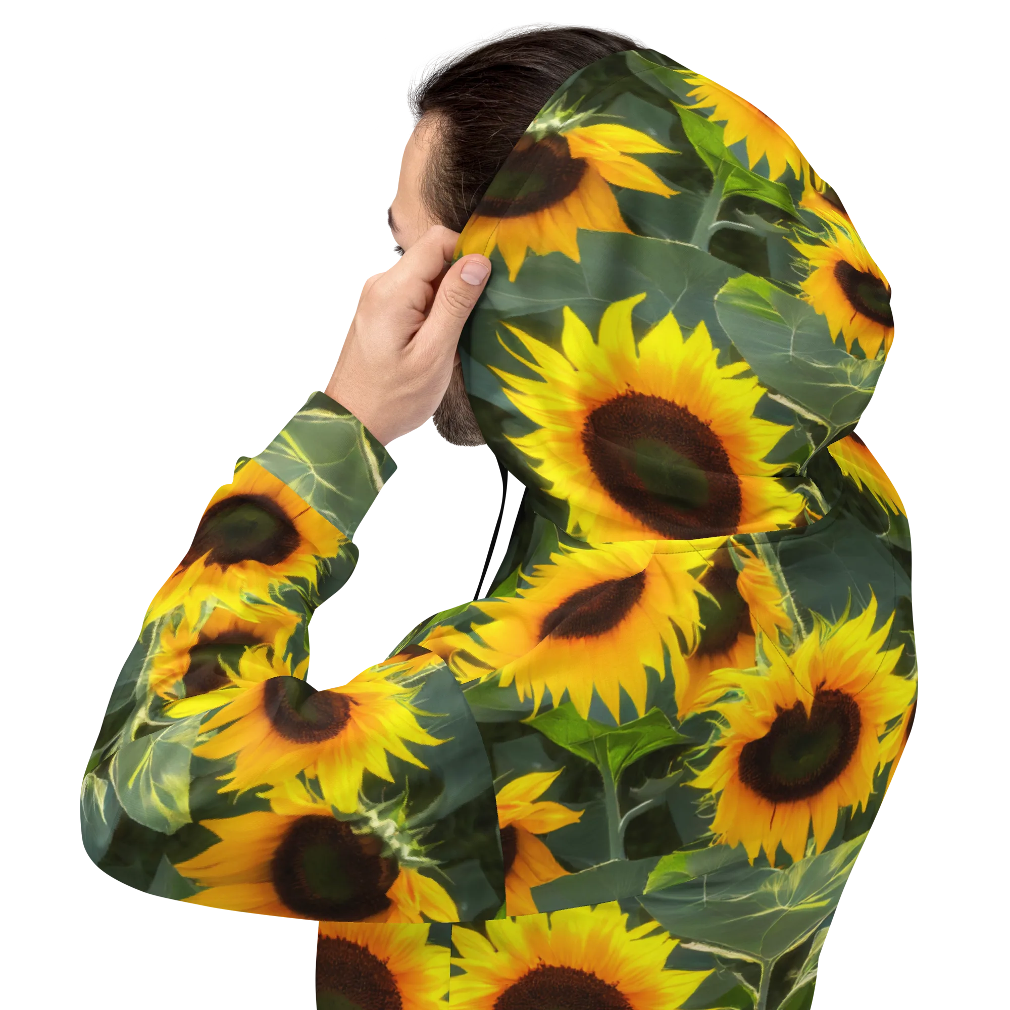 Solar Bloom on Hoodie — Back