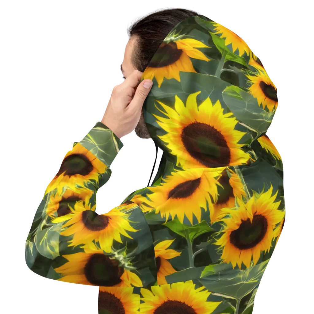 Solar Bloom on Hoodie — Back