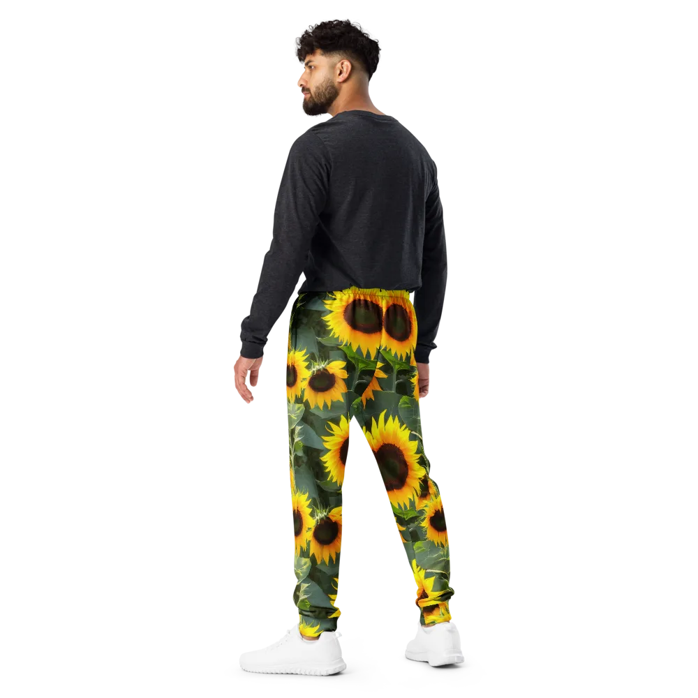 Solar Bloom on Men's Joggers — Back