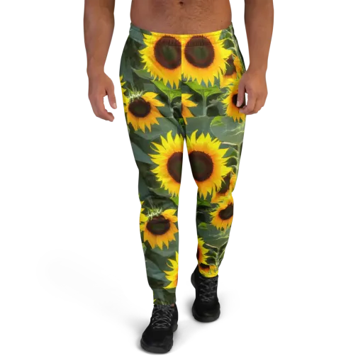Solar Bloom on a Men's Joggers