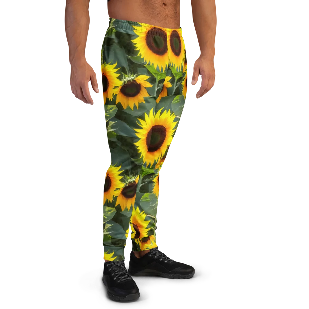 Solar Bloom on Men's Joggers — Right