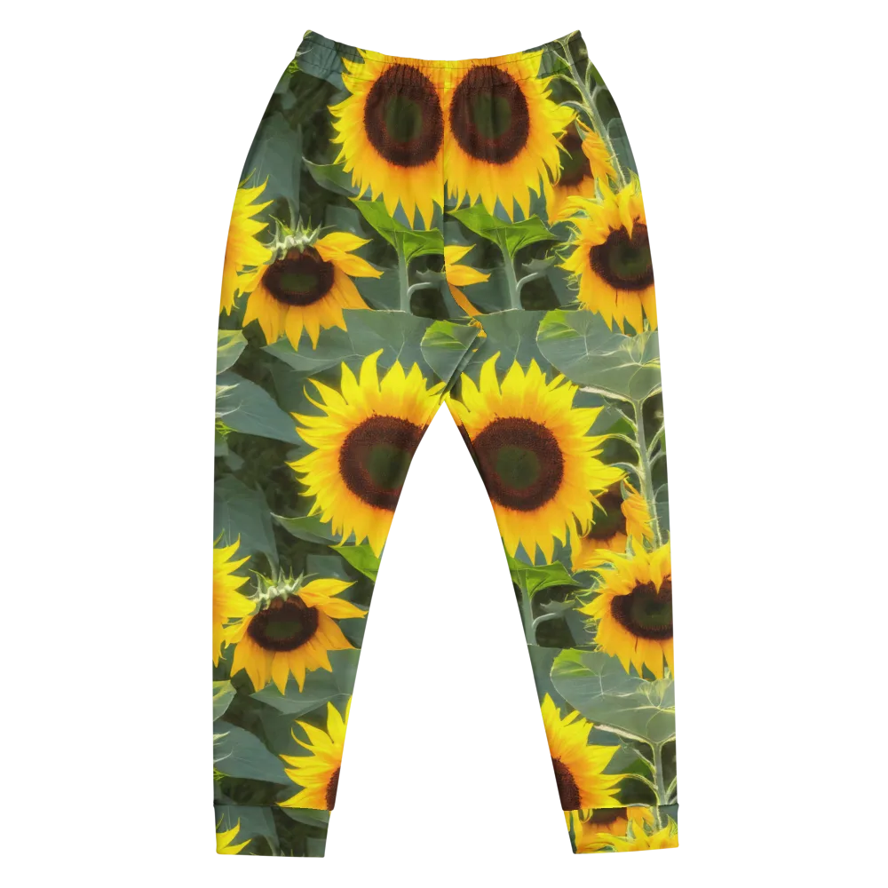 Solar Bloom on Men's Joggers — Front