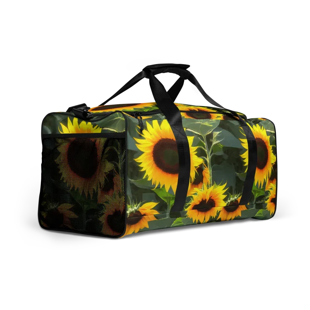 Solar Bloom on Duffle Bag — Right Front
