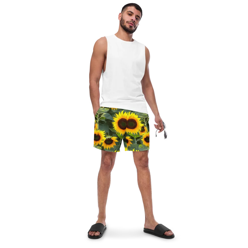 Solar Bloom on Swim Trunks — Front