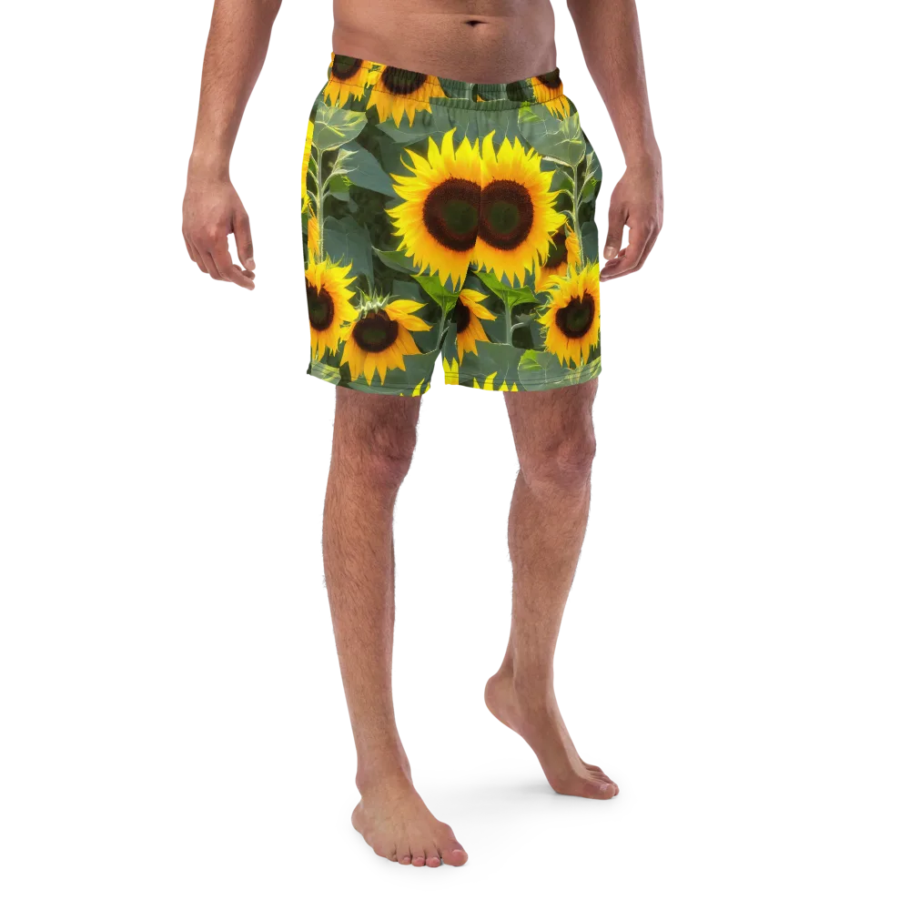 Solar Bloom on Swim Trunks — Front
