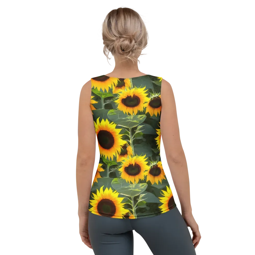 Solar Bloom on Women's Tank Top — Back