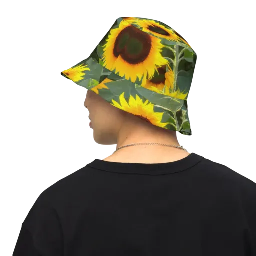 Solar Bloom on a Reversible Bucket Hat