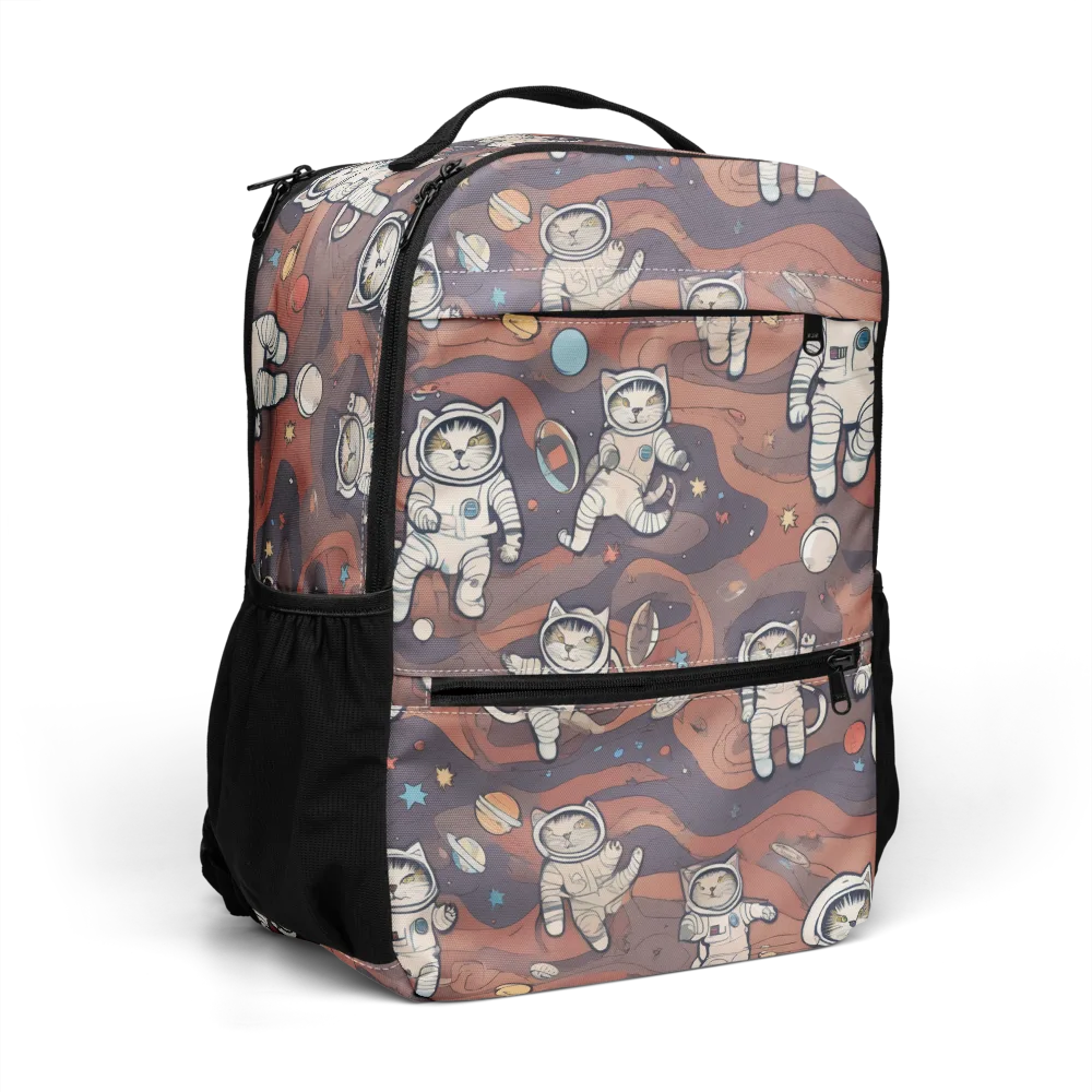 Orbiting Tabby on Utility Backpack — Right Front