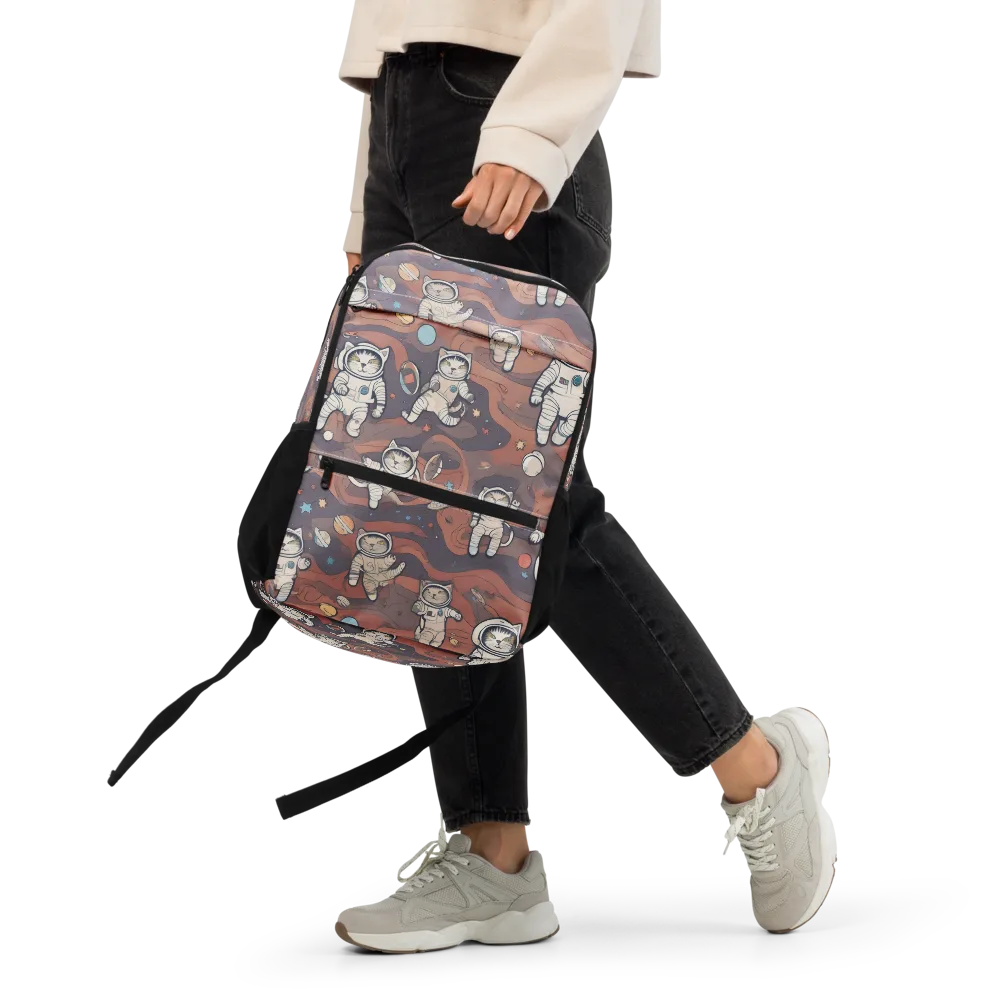 Orbiting Tabby on Utility Backpack — Front