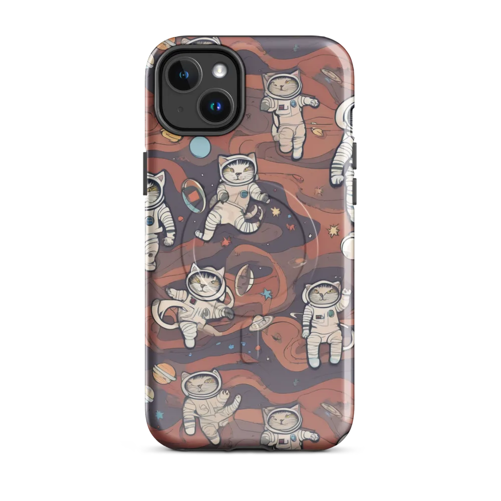 Orbiting Tabby on MagSafe Tough Case for iPhone® — Front